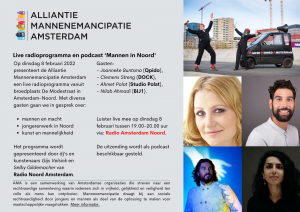 Uitnodiging live podcast Amsterdam Noord